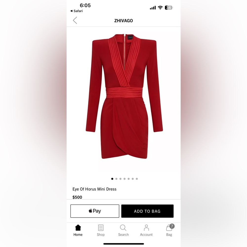 Zhivago Eye of Horus Mini Dress
